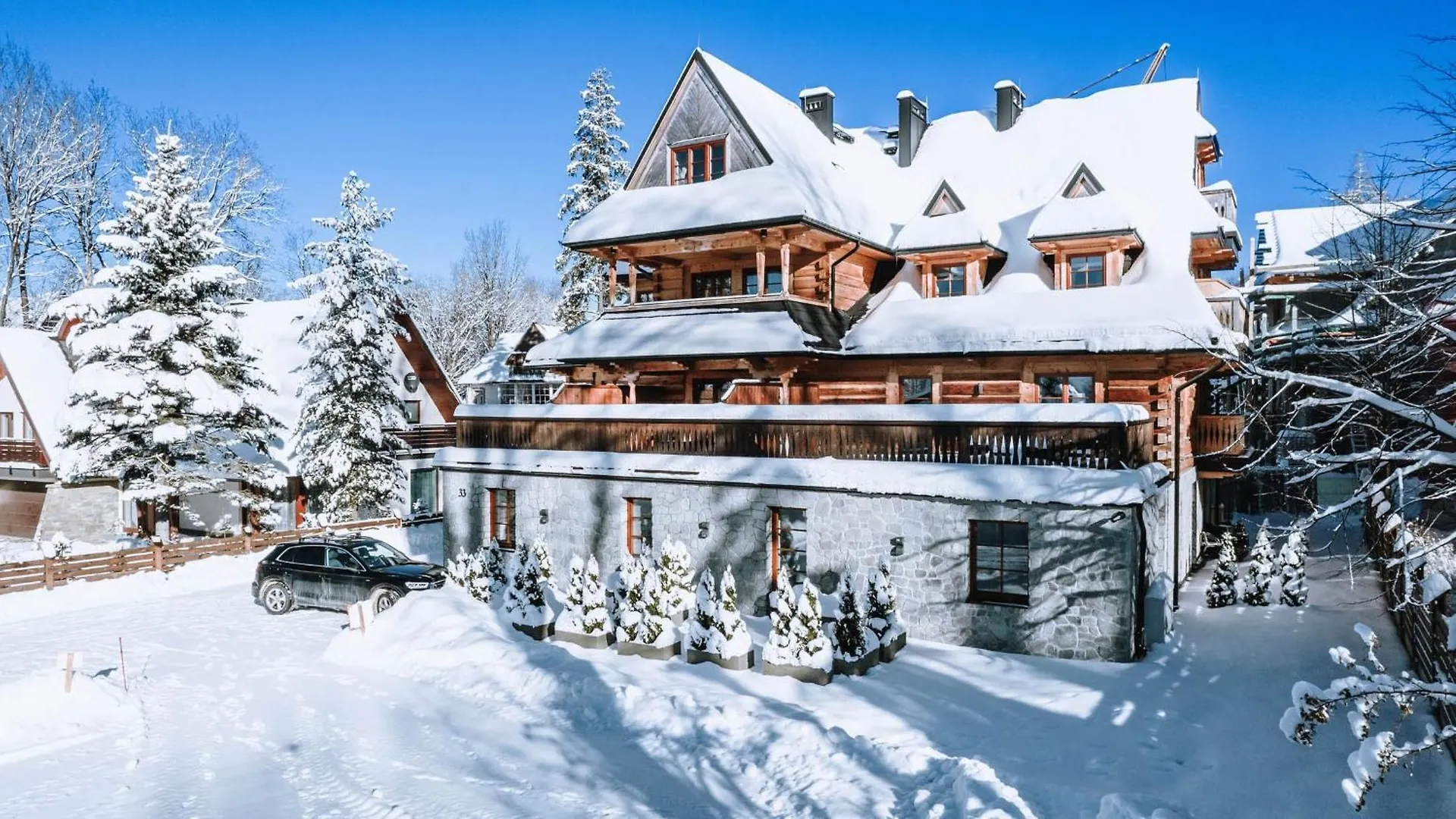 Gorskie Szczyty Apart & Spa Apartament 4 Sauna Jacuzzi I Parking W Cenie! Zakopane Daire